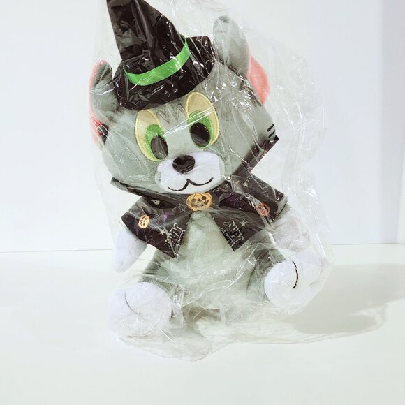 New Official Tom and Jerry Halloween Dress-up Tom Plush 25cm Japan - Picture 2 of 3